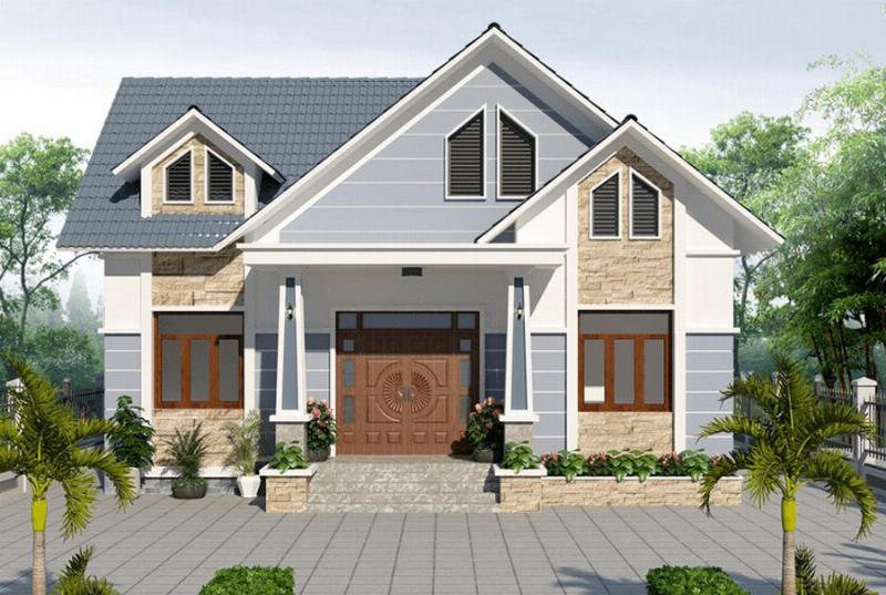 Thiết kế nội thất nhà mái thái cấp 4 đẹp, hiện đại và tiện nghi